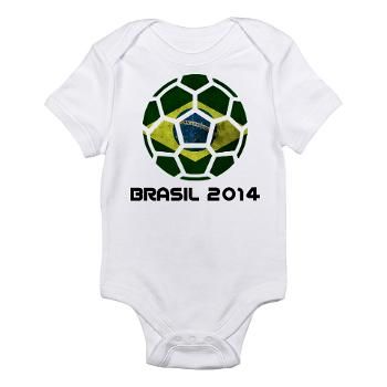 Brazil (Brasil) World Cup 2014 Infant Bodysuit