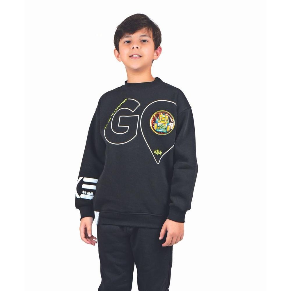 Little Kangaroos - Boy's Sweatshirt - Black