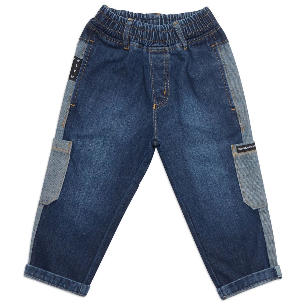 Little Kangaroos - Boy's Denim Jeans - Dark Blue