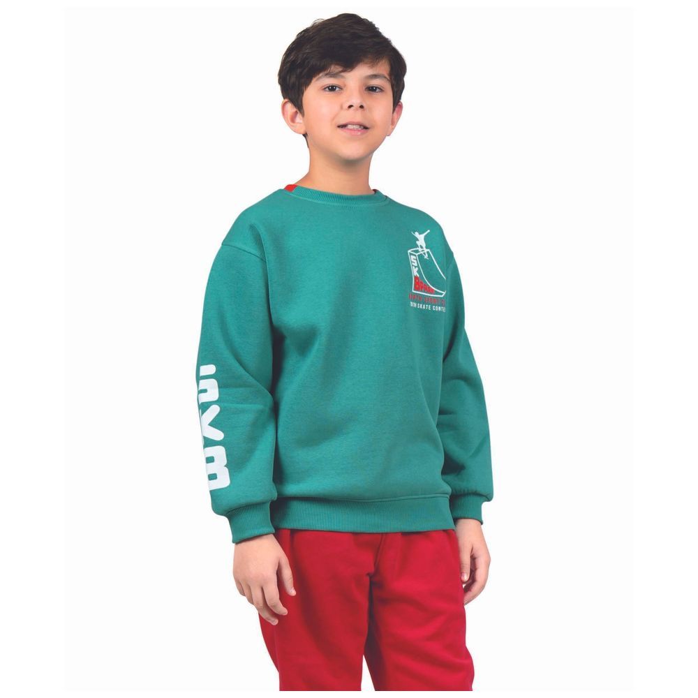 Little Kangaroos - Boy's Long Sleeves Sweatshirt - Green