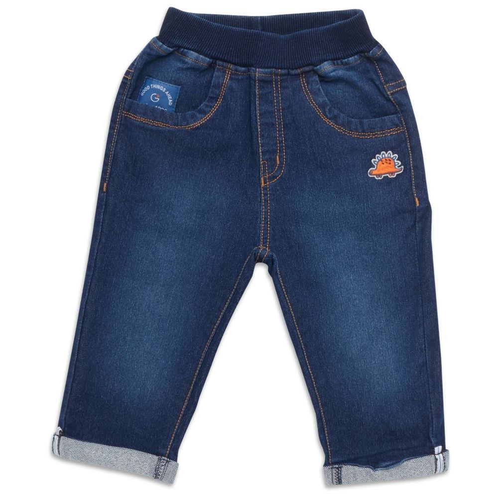 Little Kangaroos - Baby Boy's Denim Jeans - Navy Blue