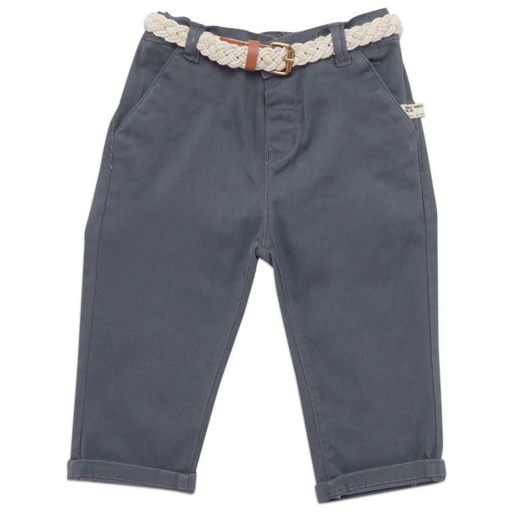 Little Kangaroos - Baby Boy's Pants - Charcoal