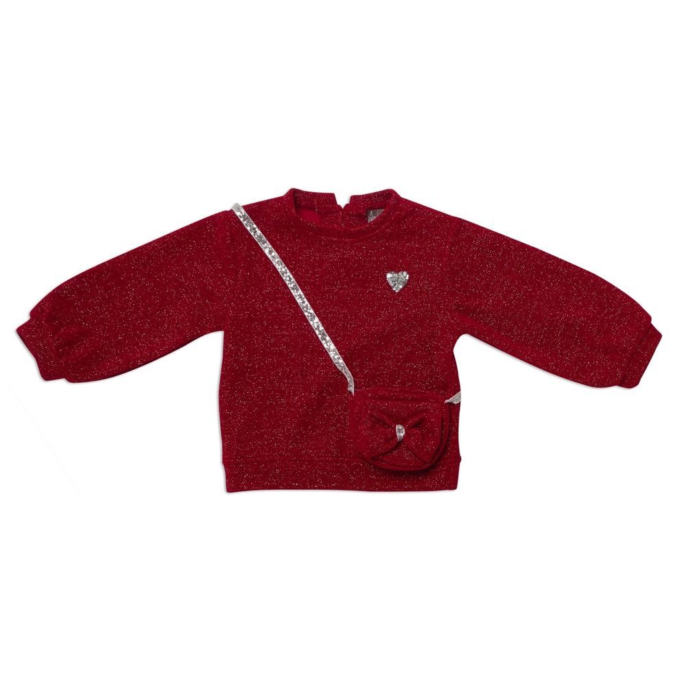 Little Kangaroos - Girl's Long Sleeves Sweatshirt - Red