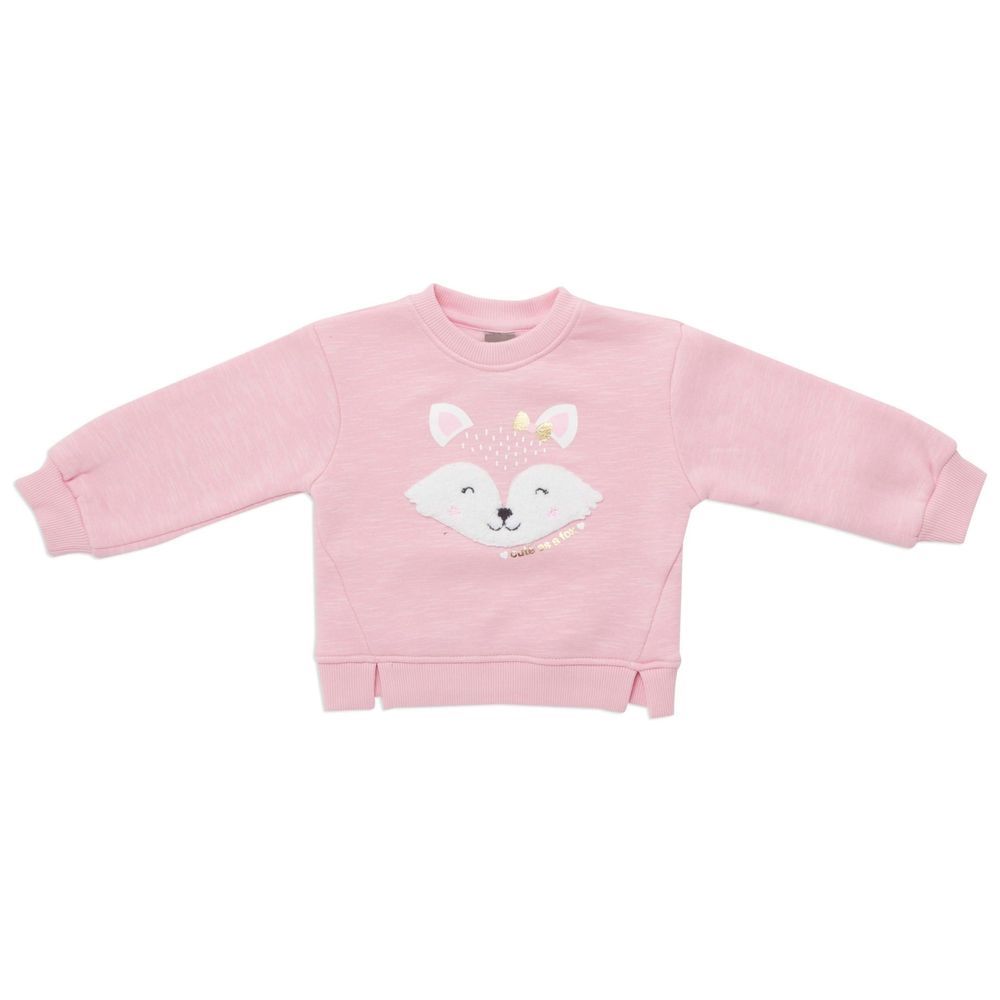 Little Kangaroos - Baby Girl's Sweatshirt - Pink