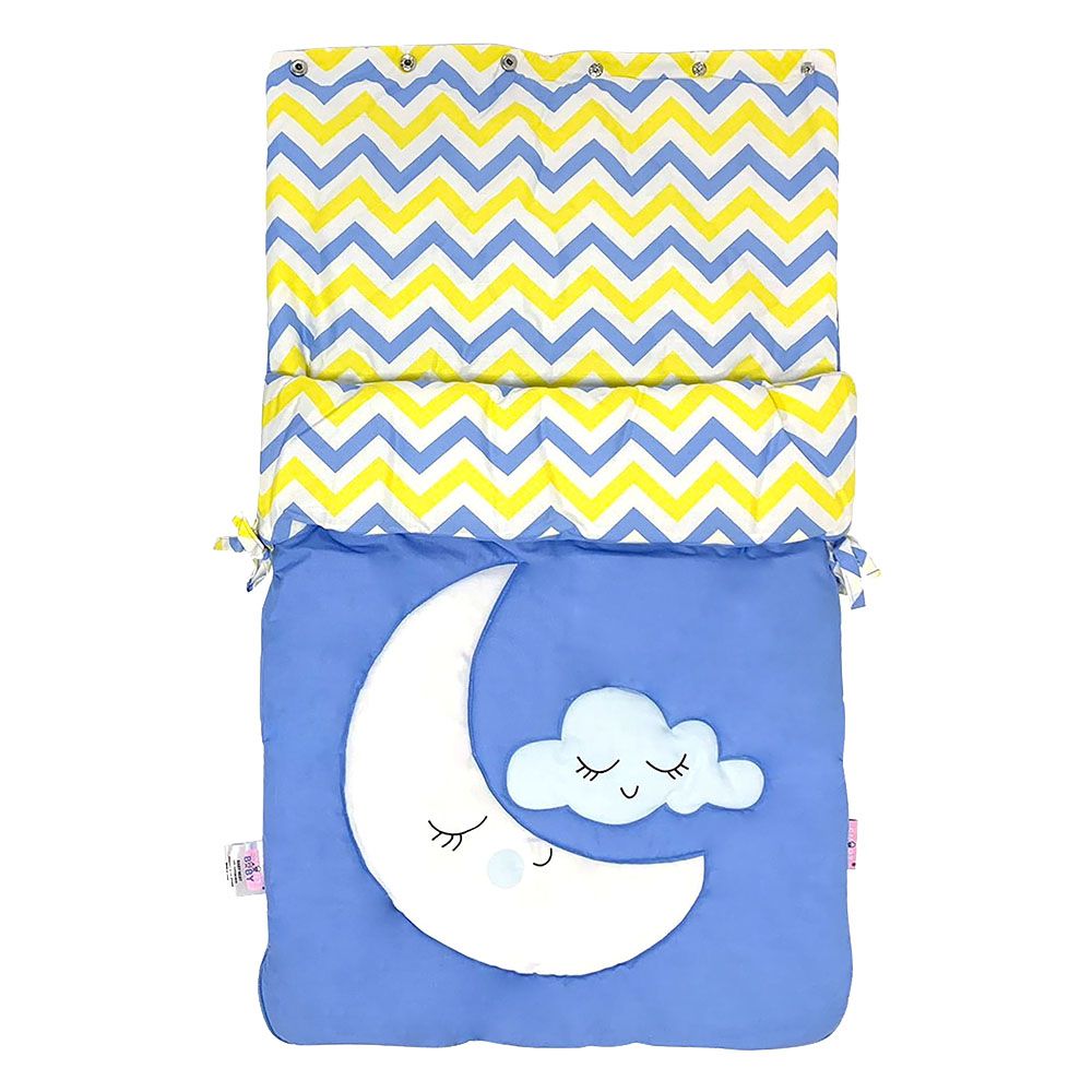 Smart Baby - Baby Boy Printed Nest - Blue