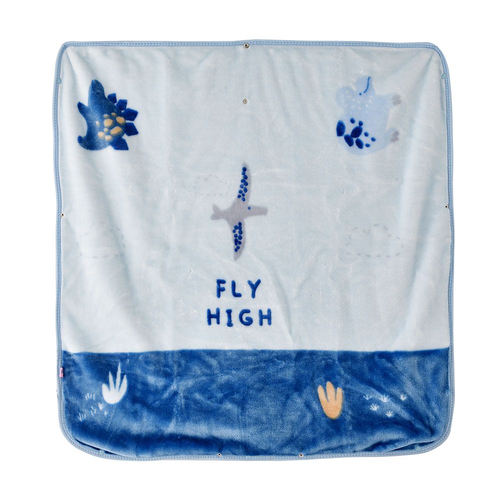 Smart Baby - Baby Boy Fly High Swaddling Blanket - Blue