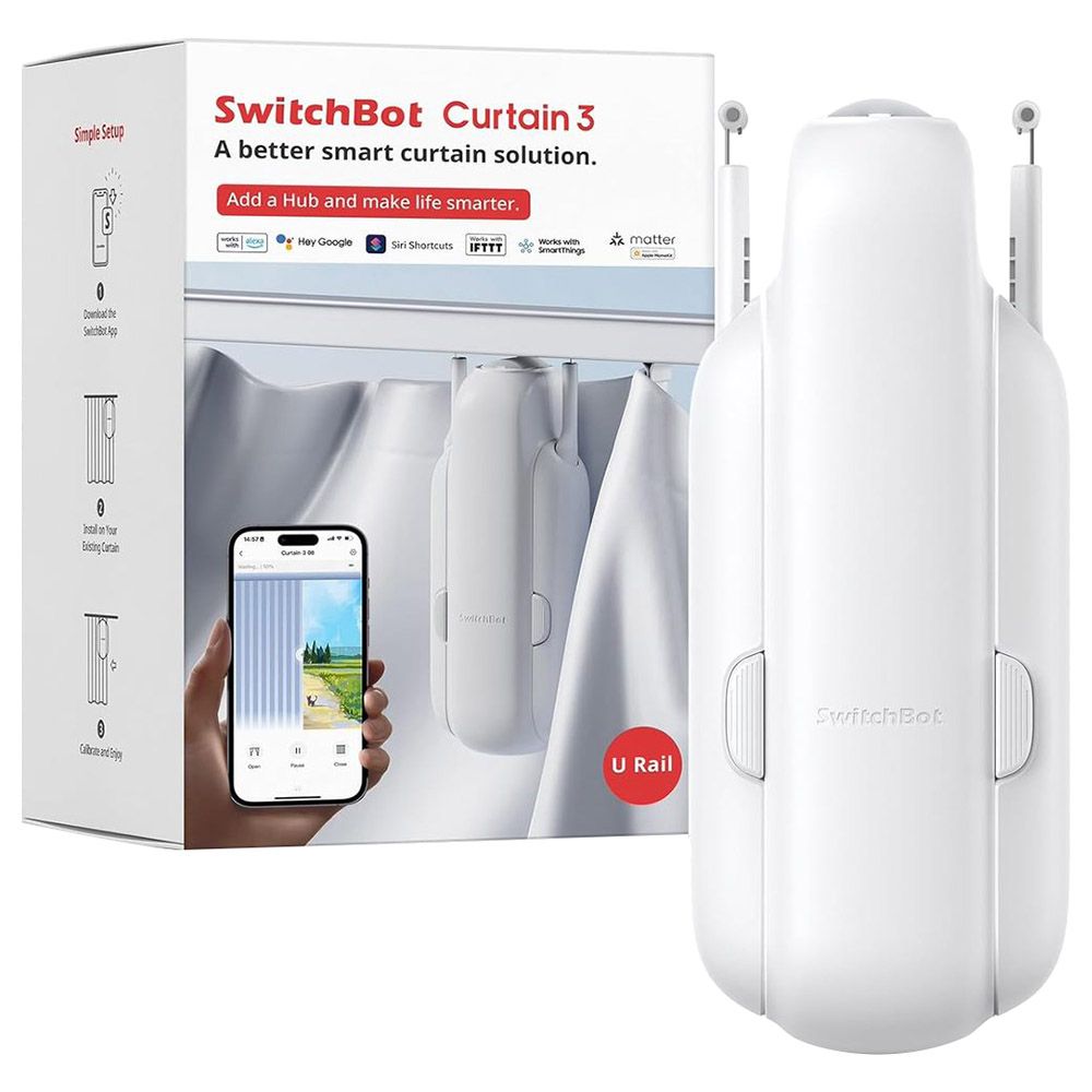 SwitchBot - U-Rail 3 Smart Automatic Curtain Opener