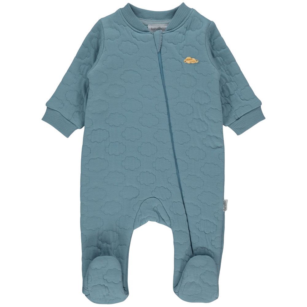 Bebetto - Baby Boy Zipper Footie Sleepsuit - Blue