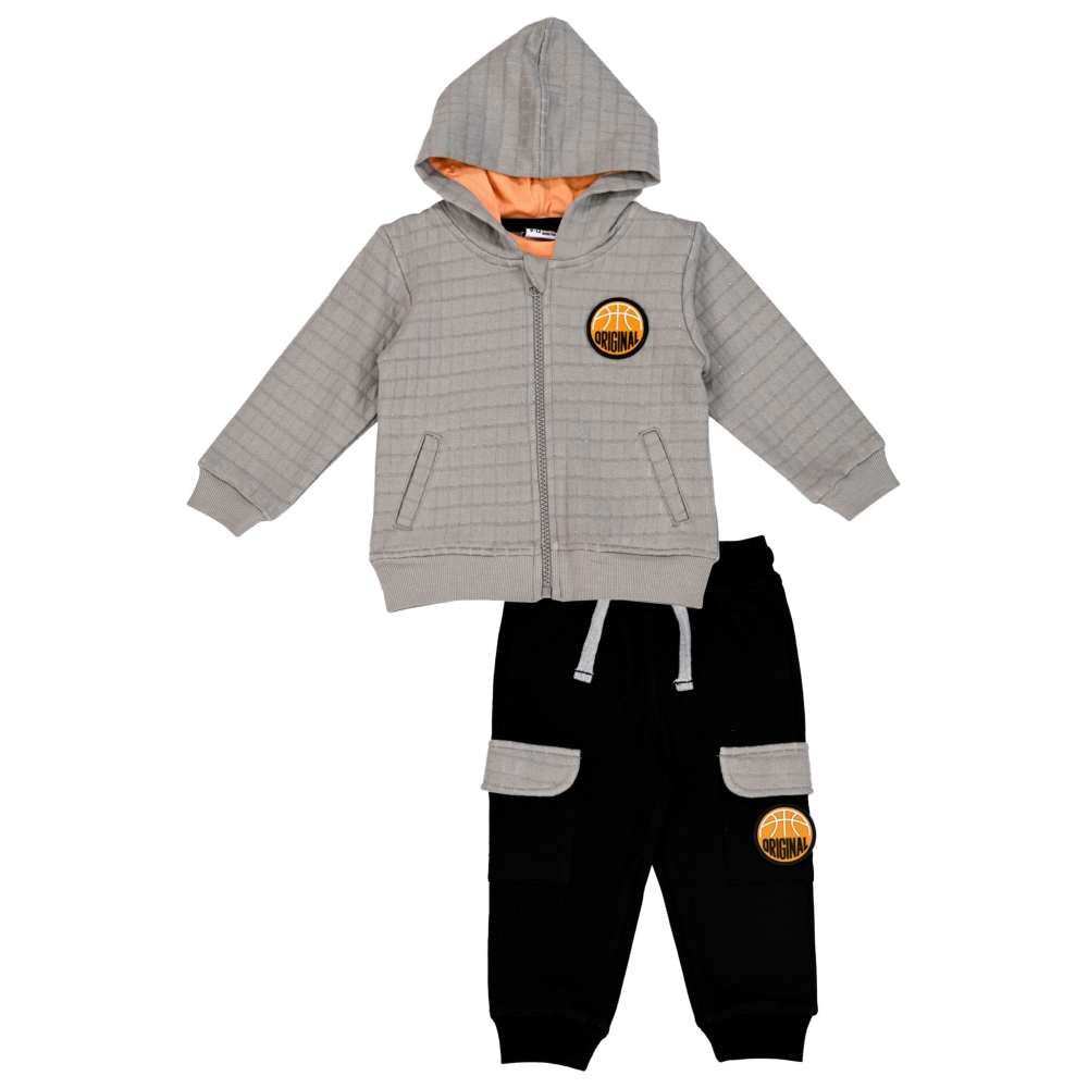 Smart Baby - 3pc-Set - Baby Boy Hooded Jacket w/ Tshirt & Jogger