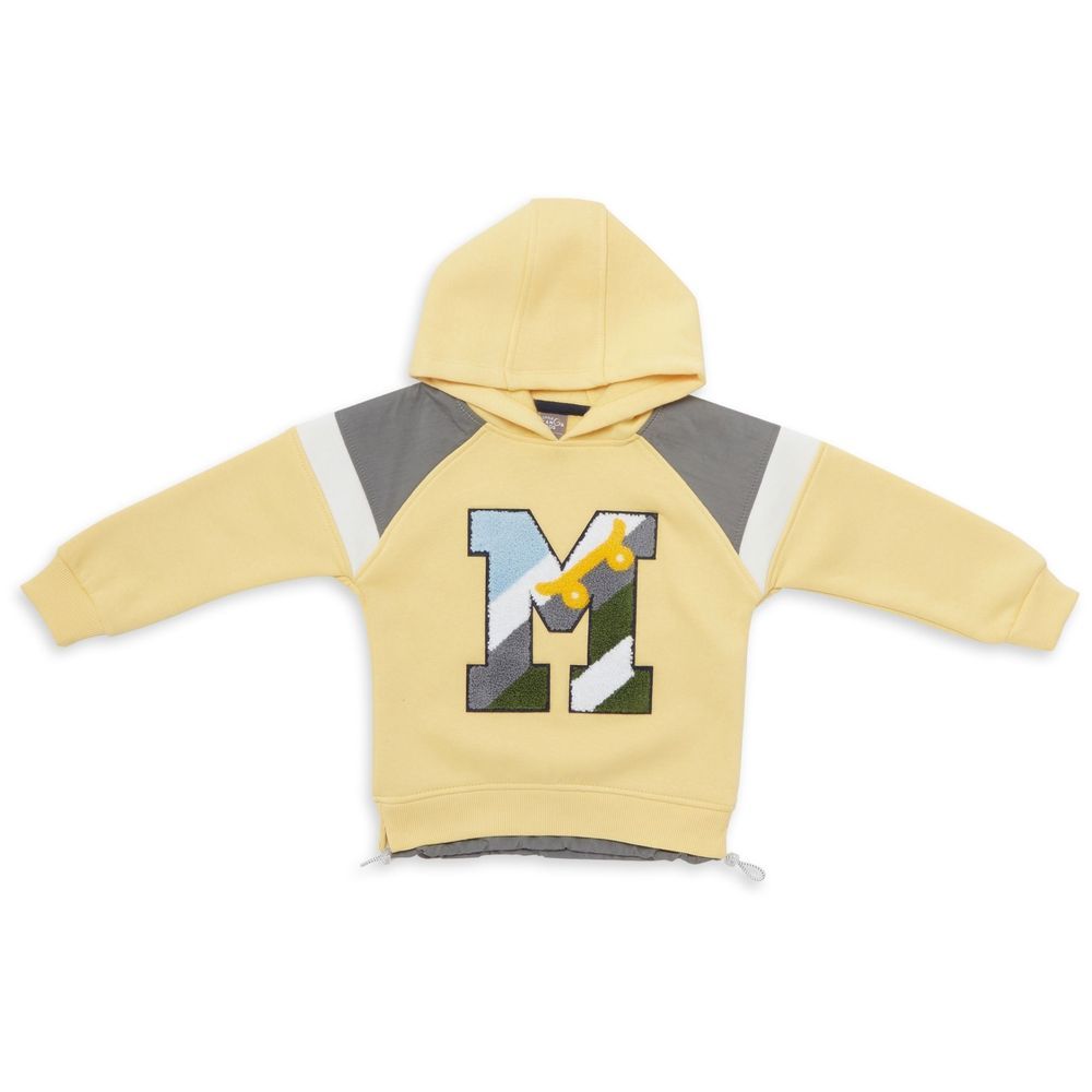 Little Kangaroos - Boy Hooded Sweatshirt - Sunshine