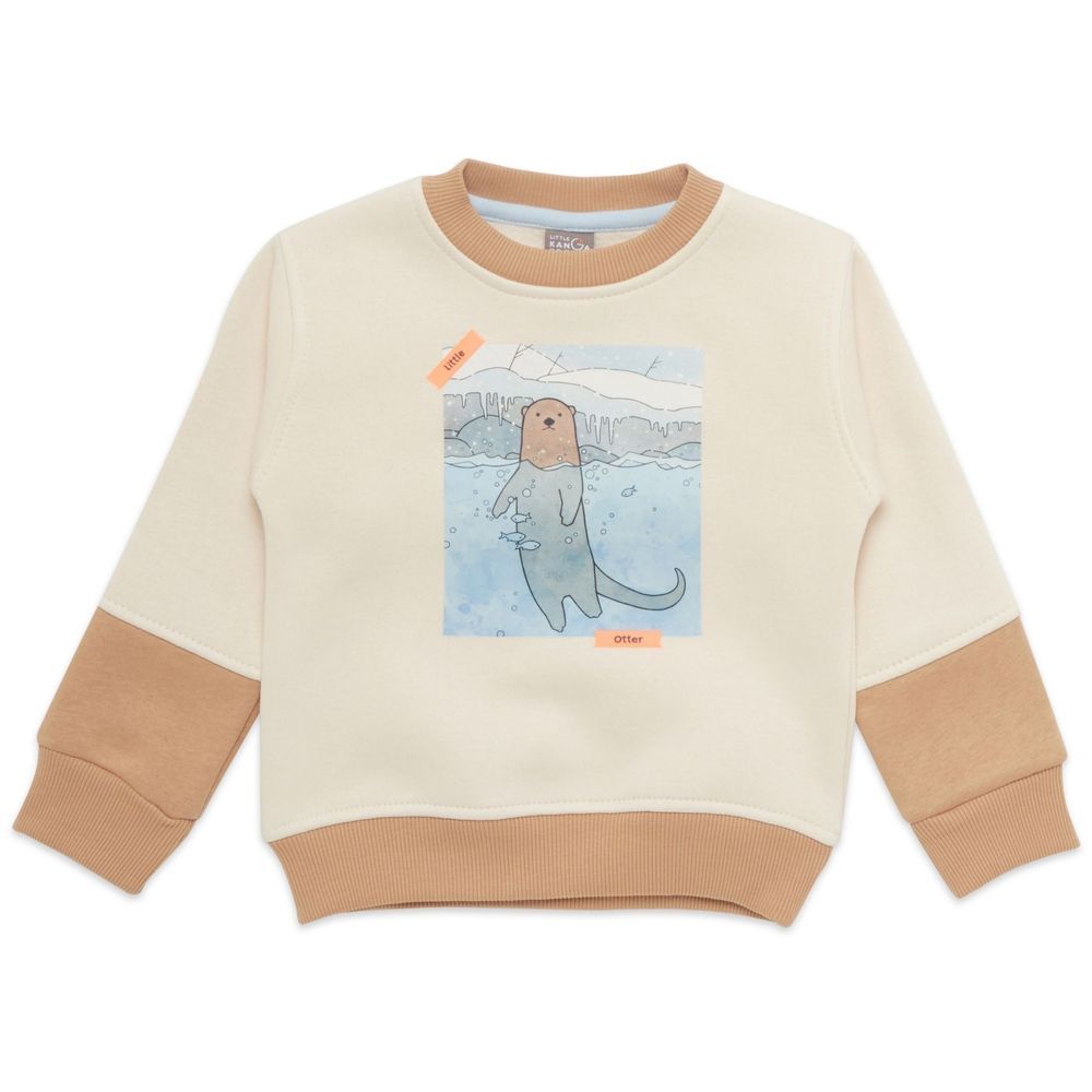 Little Kangaroos - Little Otter Sweatshirt - Butter