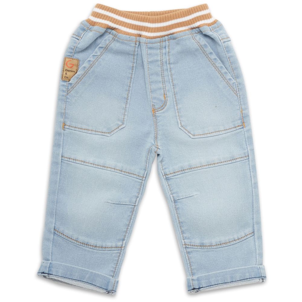 Little Kangaroos - Baby Boy Denim Jeans - Light Blue