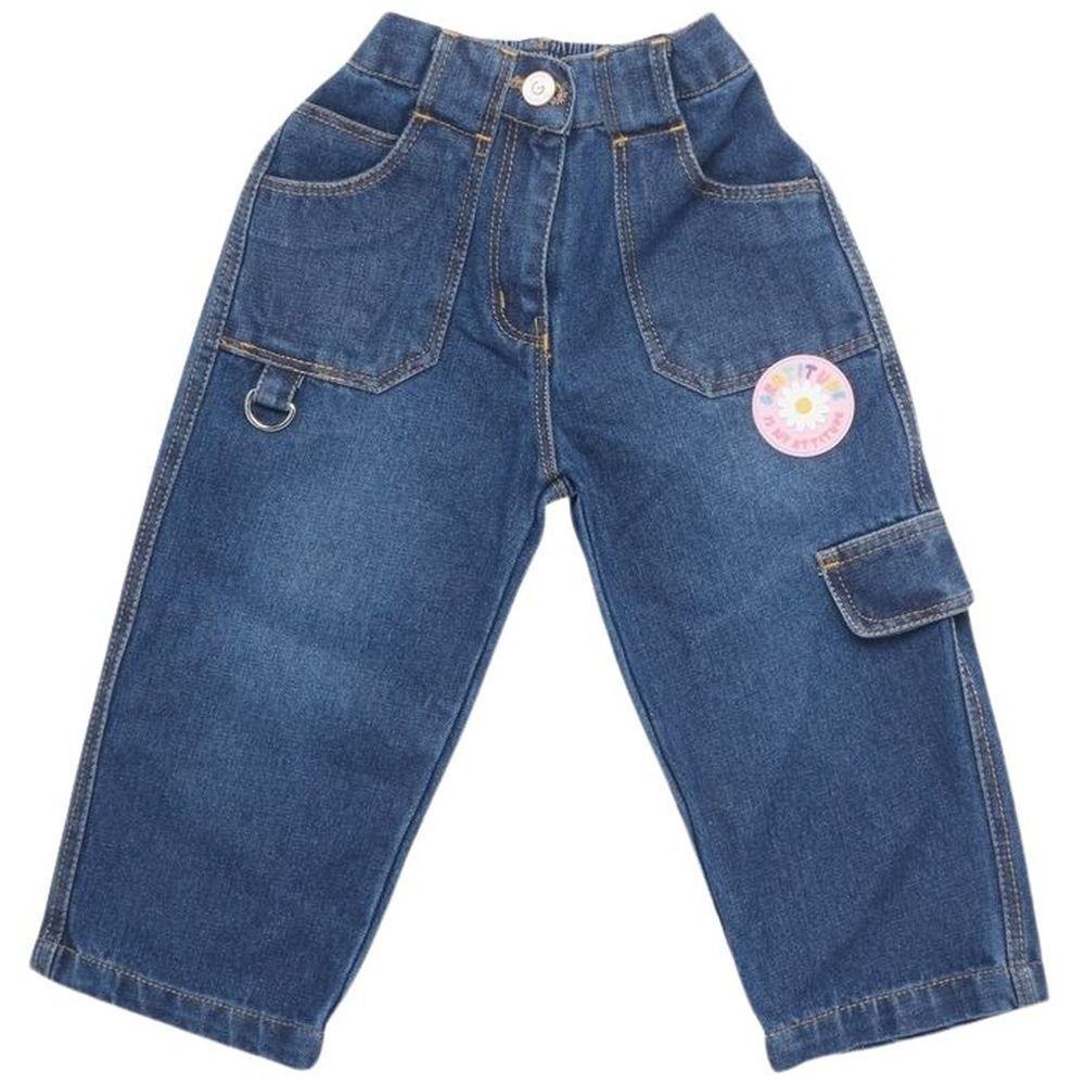 Little Kangaroos - Girl Denim Jeans - Dark Blue