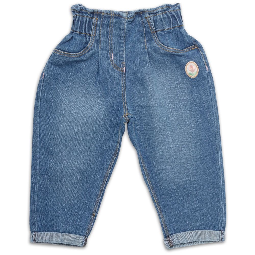 Little Kangaroos - Baby Girl Baggy Jeans - Light Blue