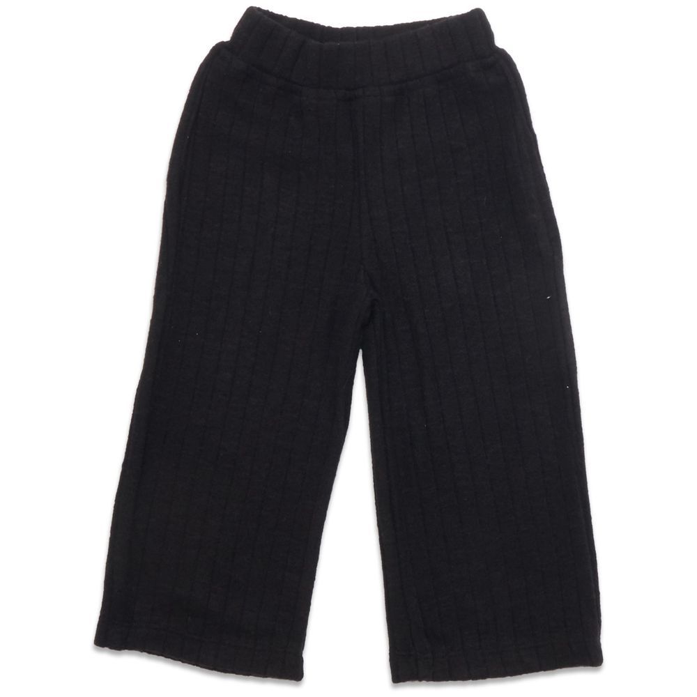 Little Kangaroos - Girl Elasticated Flared Pants - Black