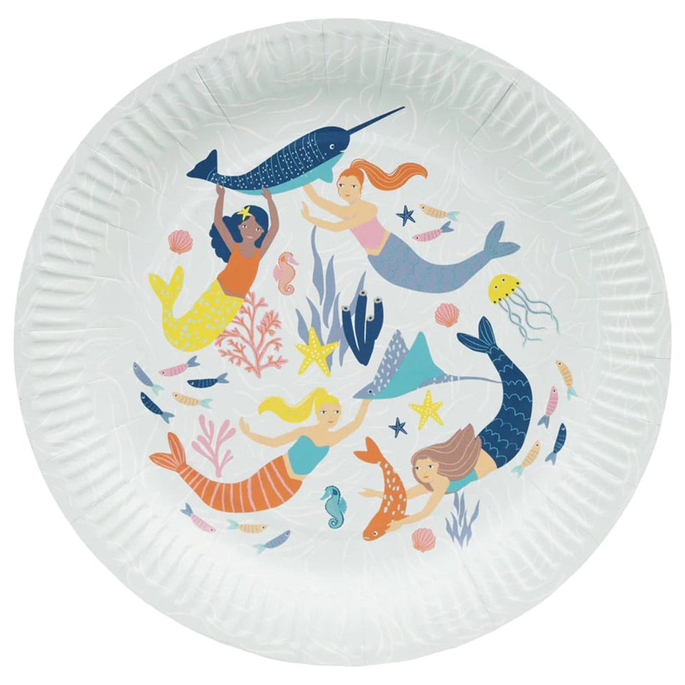 Talking Tables - Make Waves Plate - 23cm - 8pcs