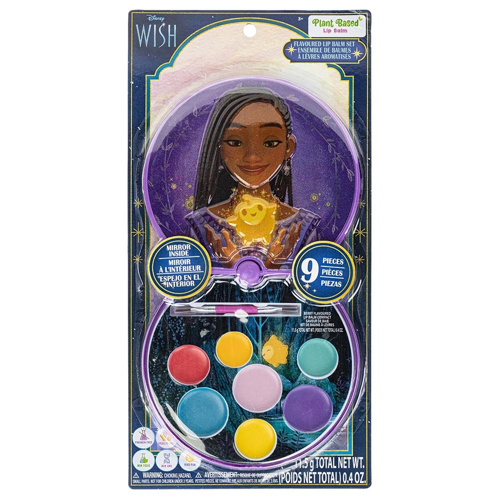 Townleygirl - Disney Wish Circle Slide-Out Lip Balm Set - 9pcs