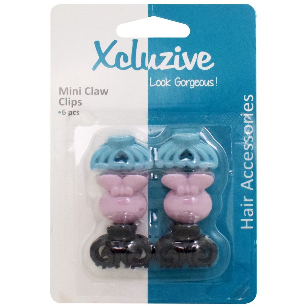 Xcluzive - Mini Claw Clips - 6pcs