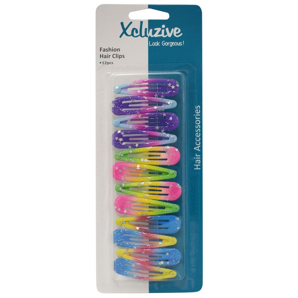 Xcluzive - Fashion Hair Clips - 12pcs