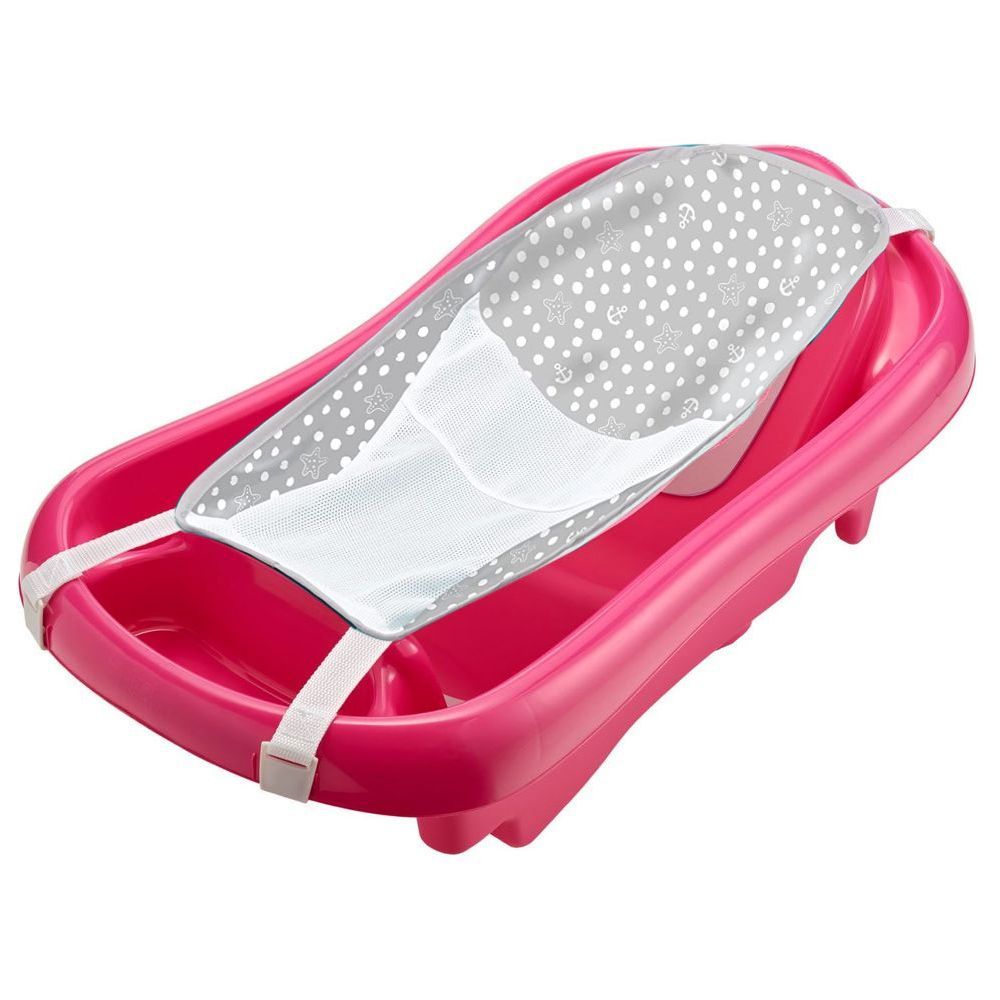 The First Years - Sure Comfort Tub - Pink/Whale Sling