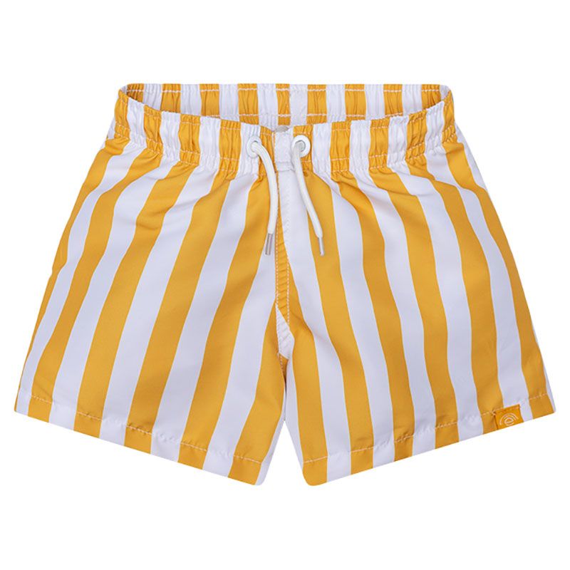 Swim Essentials - Striped Swim Shorts - Yellow