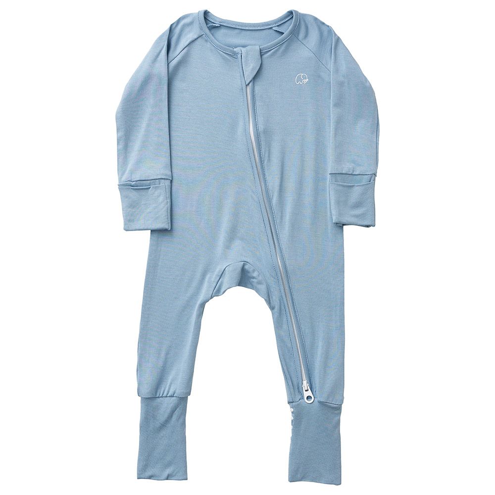 Anvi Baby - Organic Zipper Sleepsuit - Celestial Blue