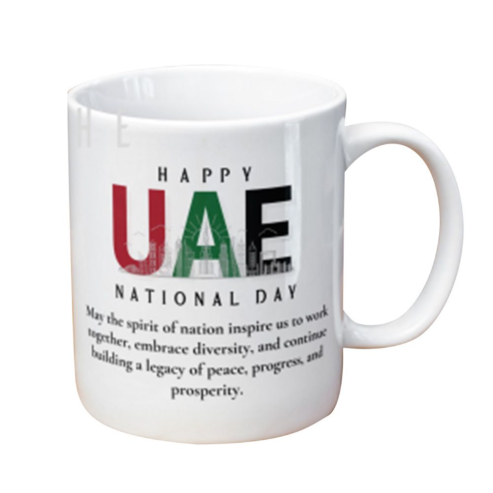 Zayoshe - UAE National Day Mug - White