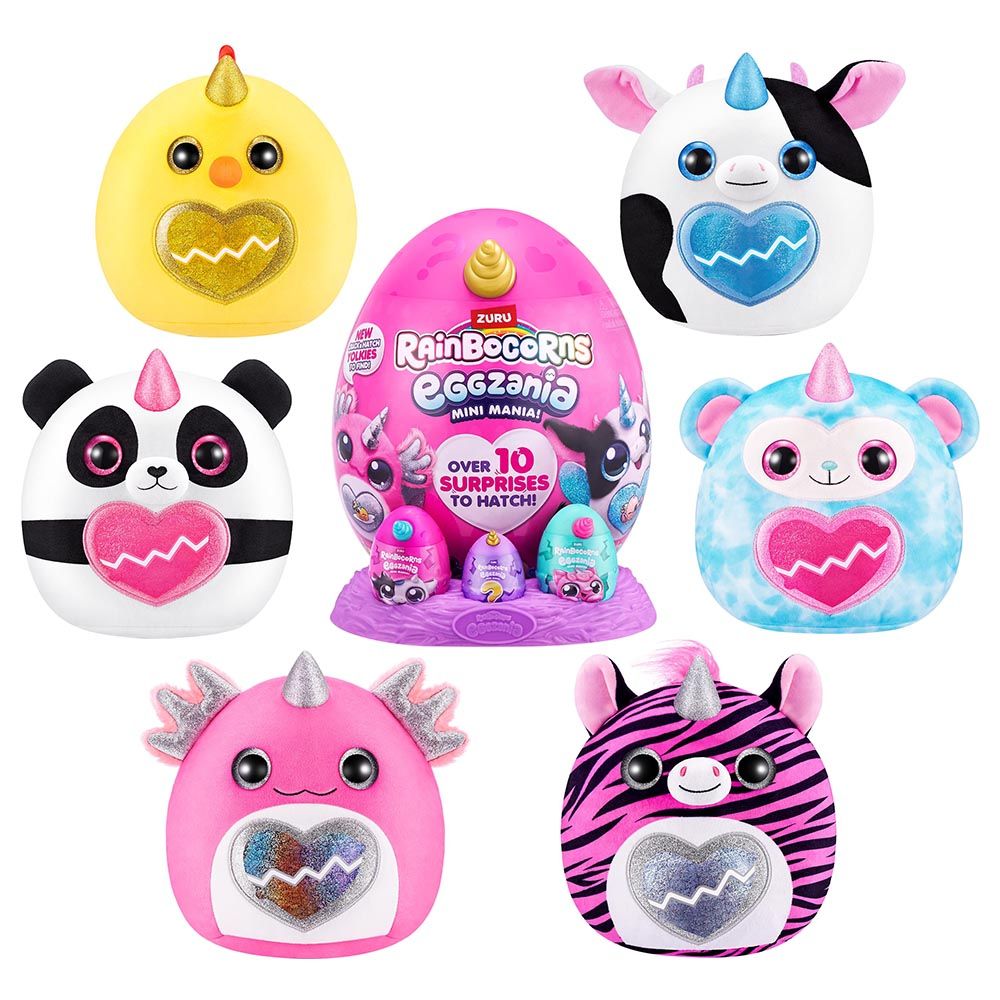 Rainbocorns - Eggzania Mini Mania Surprise Set