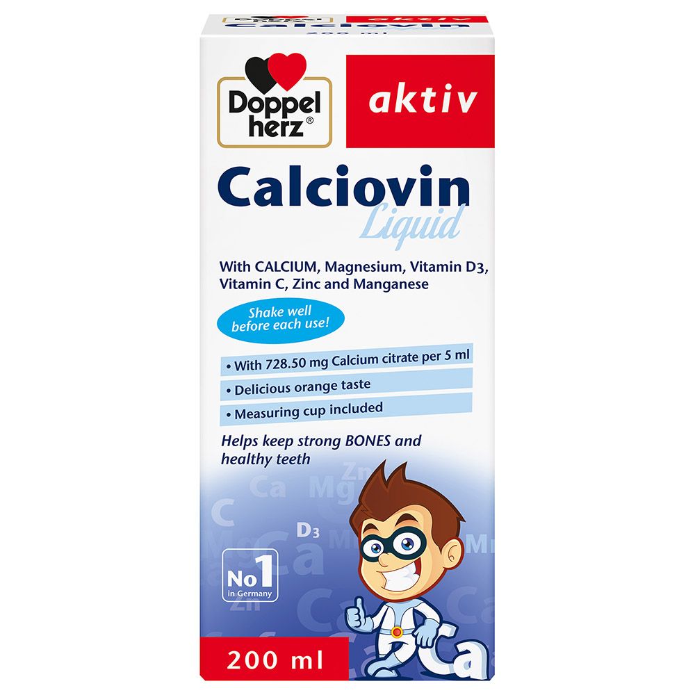 Doppelherz - Aktiv Kids Calciovin Liquid 200 ml