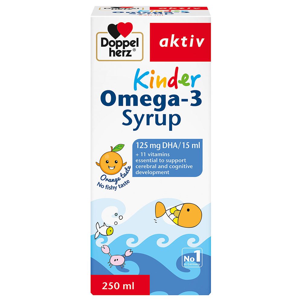 Doppelherz - Aktiv Kids Omega -3 Syrup 250 ml