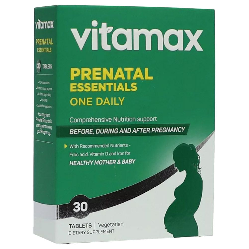 Vitamax - Prenatal Essentials One Daily Tablets - 30's