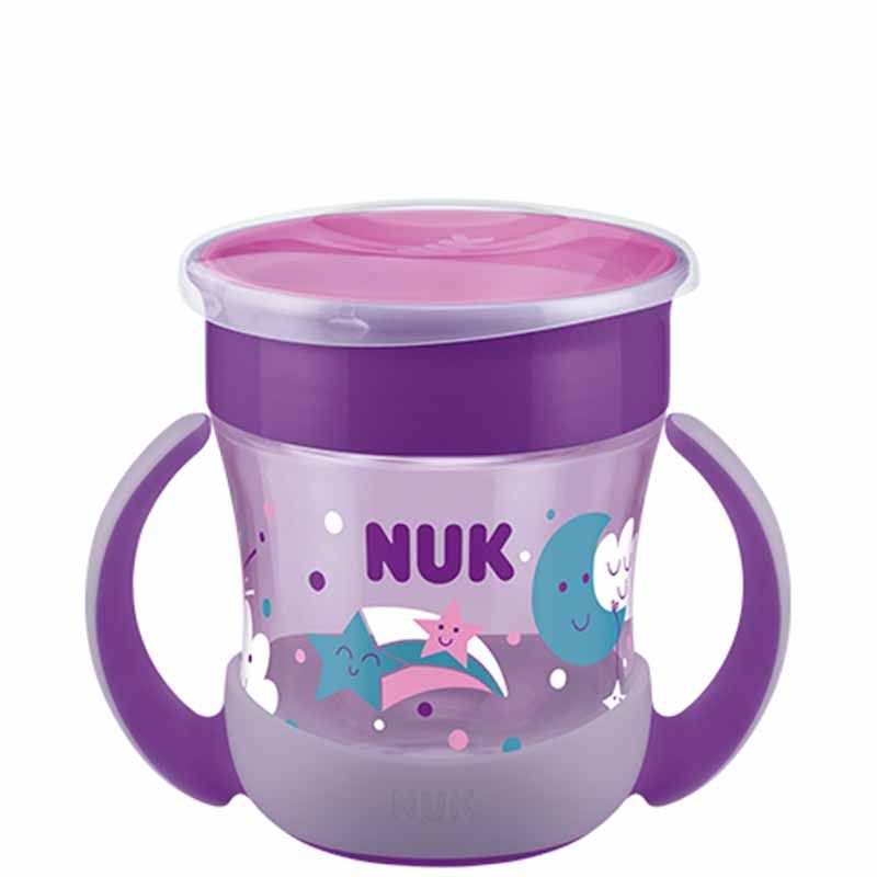 NUK - Mini Magic Cup Night 160ml 6m+ 1pc - Purple