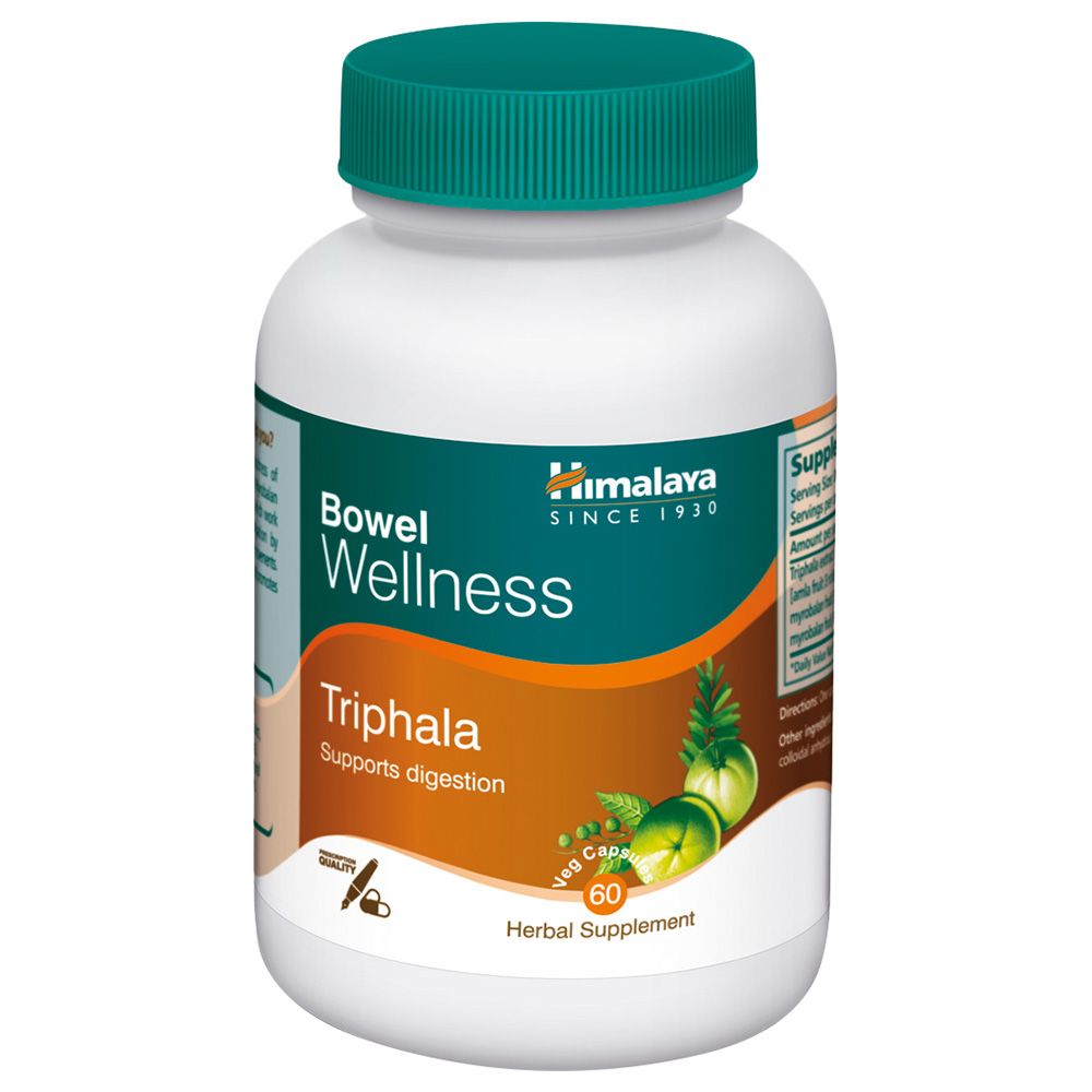 Himalaya Triphala Herbal Veggie Caps 60's