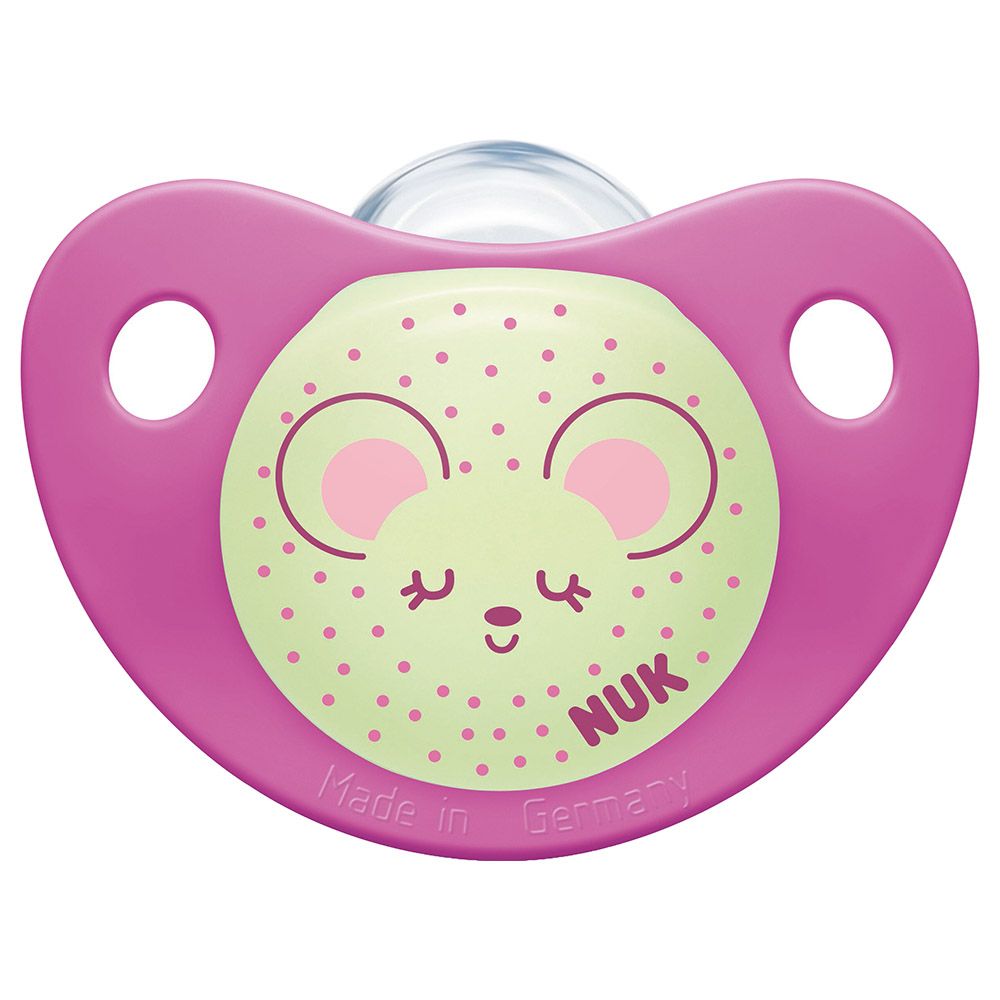 Nuk - Night & Day Trendline Soother 6-18M Pack of 2 - Pink