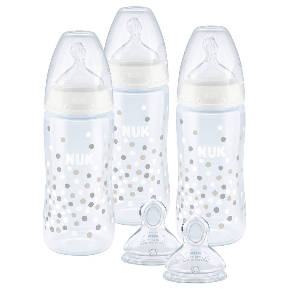 NUK - First Choice Bottle 5pc-Set - White