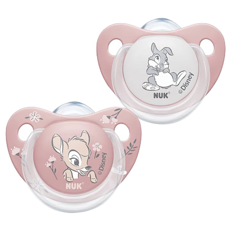 Nuk - Trendline Silicone Soother - 0-6M - Disney Bambi