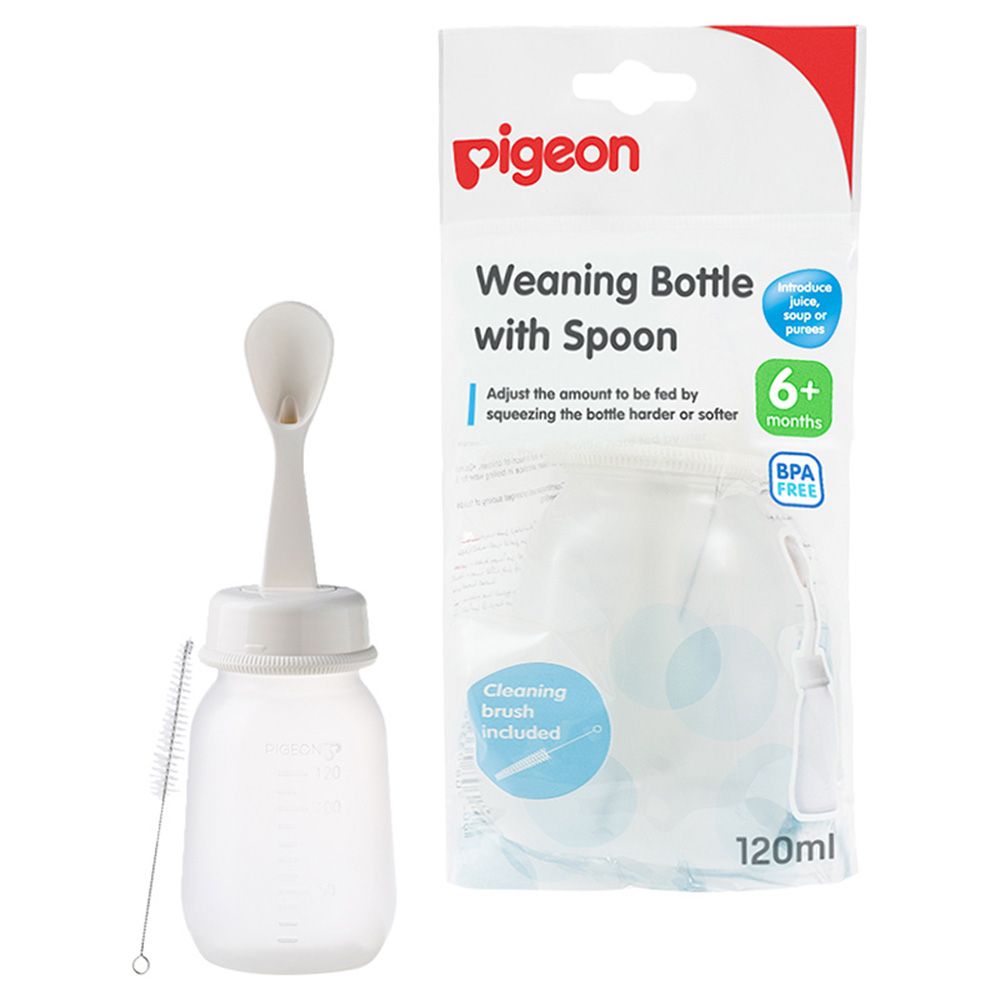 Pigeon - Weaning Bottle With Spoon 120ml