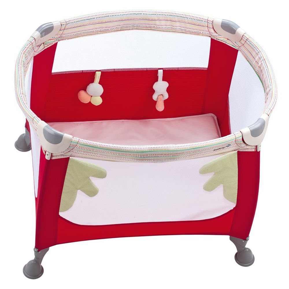 Safety 1st - Zoom Travel Cot - Red Dot