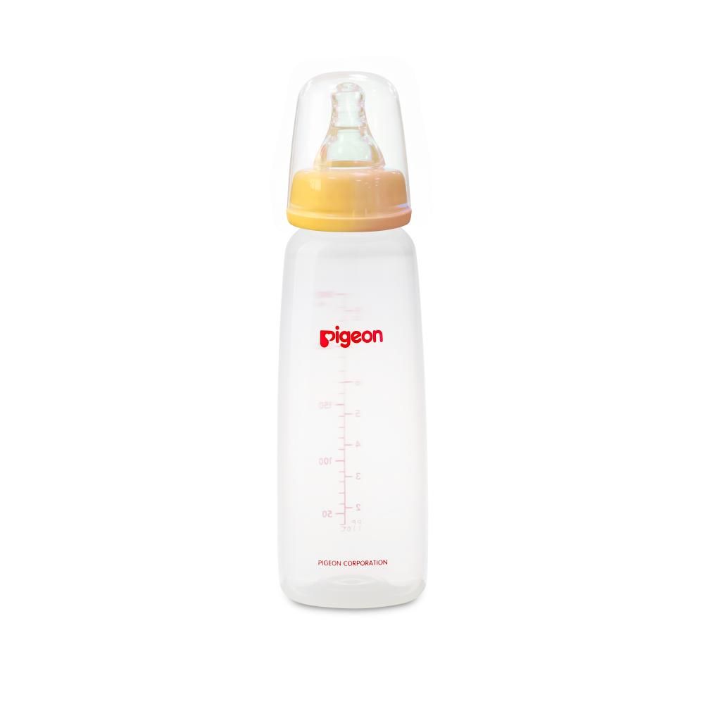 Pigeon - Plastic Feeding Bottle 240ml - Yellow