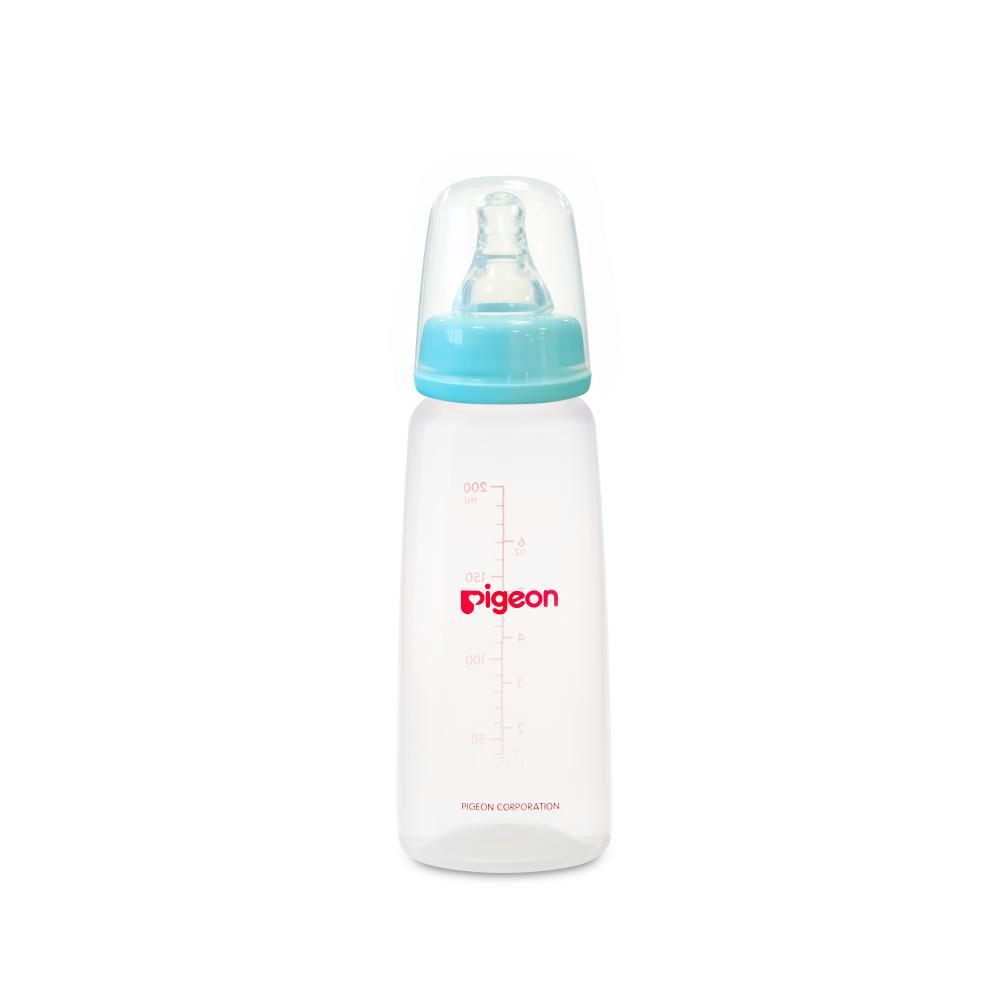 Pigeon - Plastic Feeding Bottle 200ml - Blue