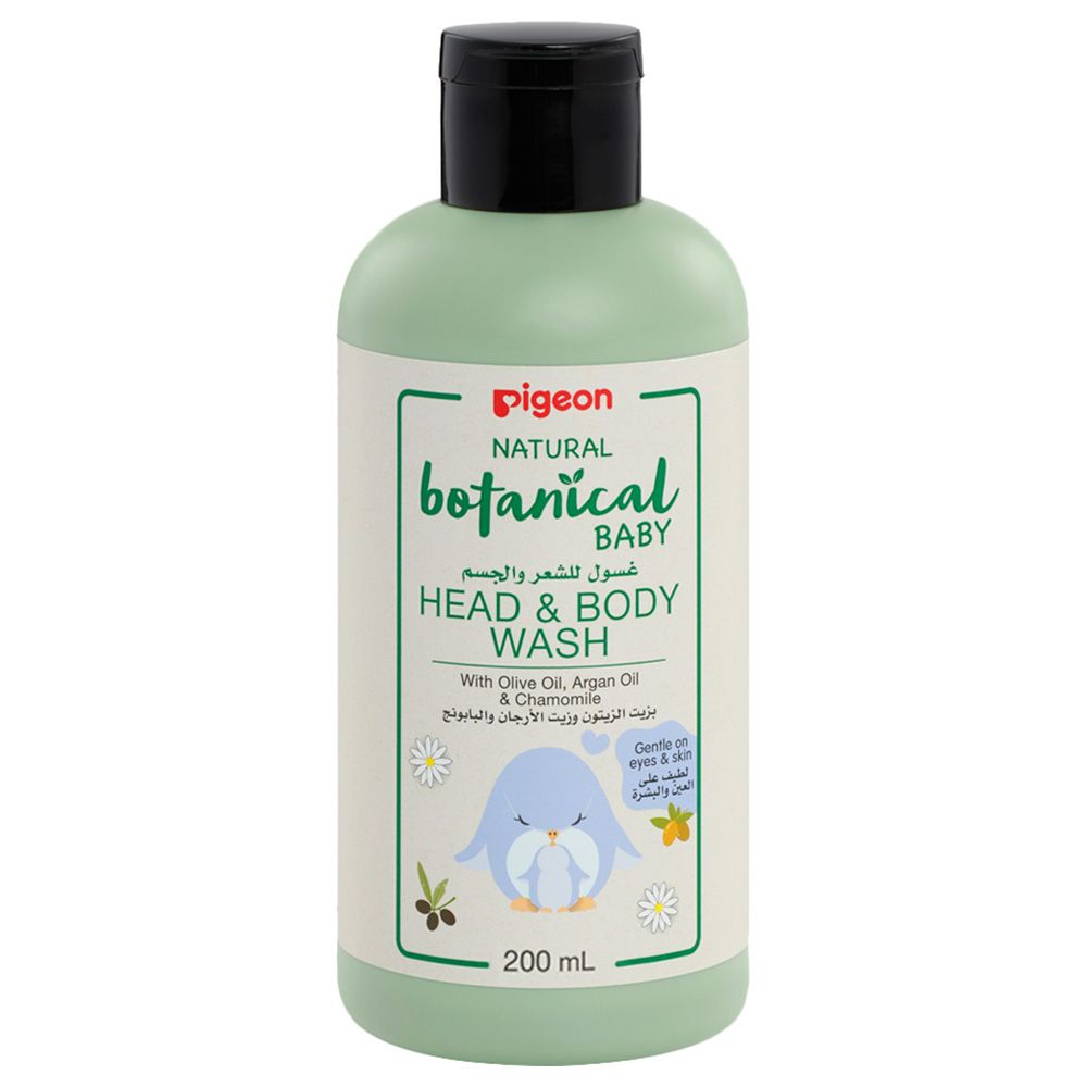 Pigeon - Natural Botanical Baby Head & Body Wash 200ml