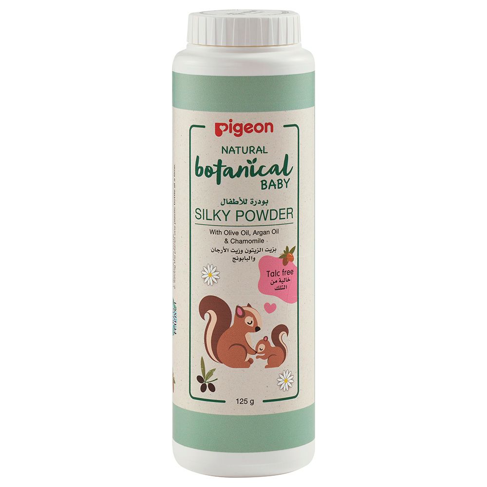 Pigeon - Natural Botanical Baby Silky Talc Free Powder - 125g