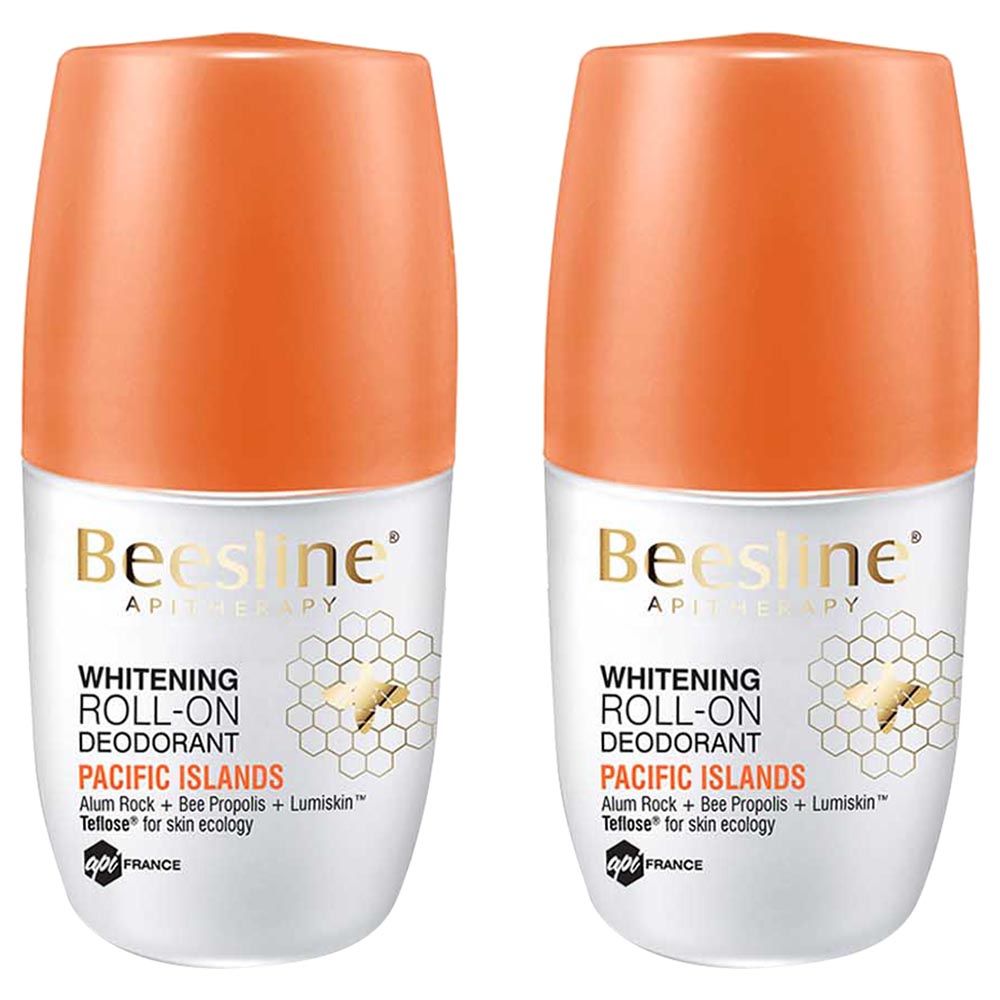 Beesline - Pacific Islands Whitening Roll-On Deo - 50 ml - 2pcs