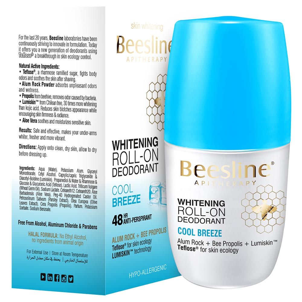 Beesline Whitening Roll-On Fragranced Deo Cool Breeze 50ml