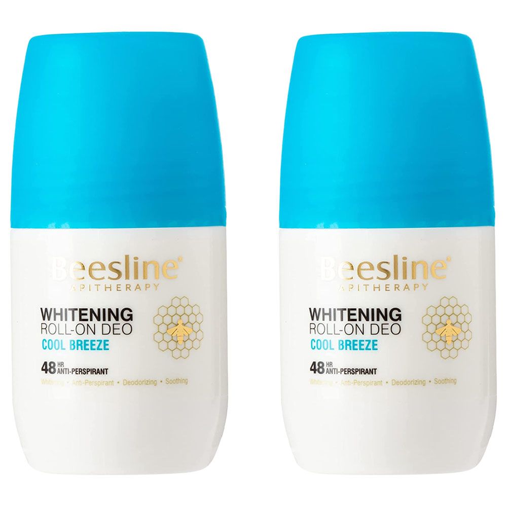 Beesline - Cool Breeze Whitening Roll-On Deo - 50 ml - 2pcs