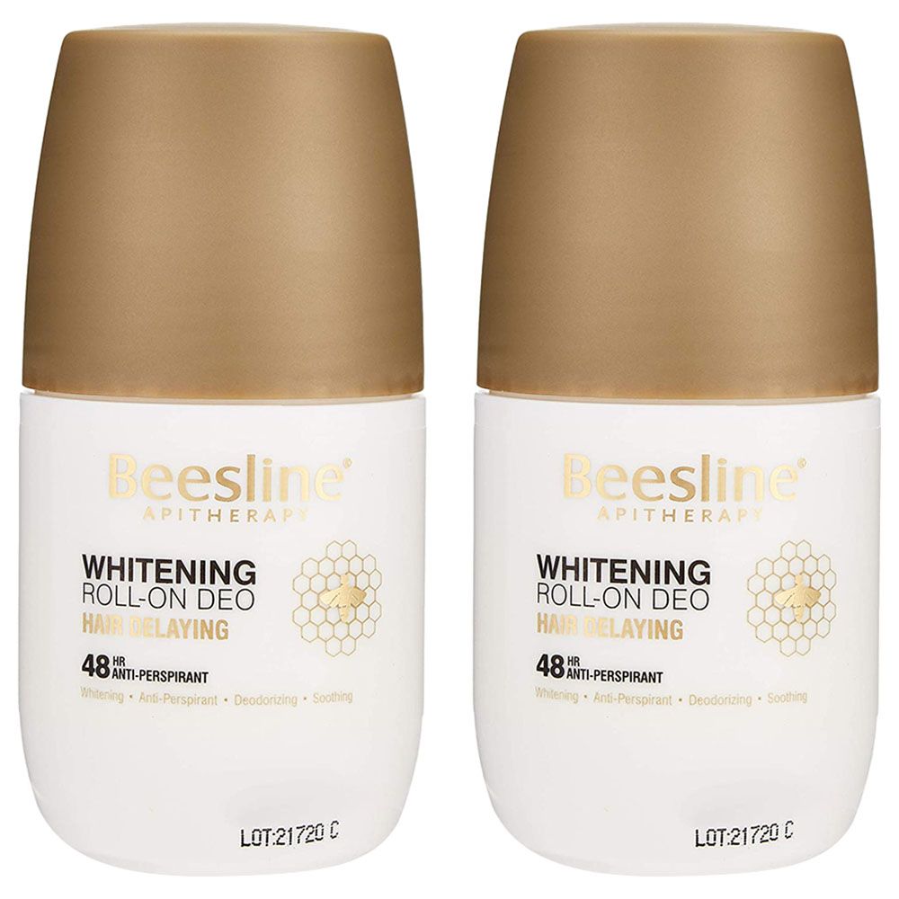 Beesline - Hair Delaying Whitening Roll-On Deo - 50 ml - 2pcs