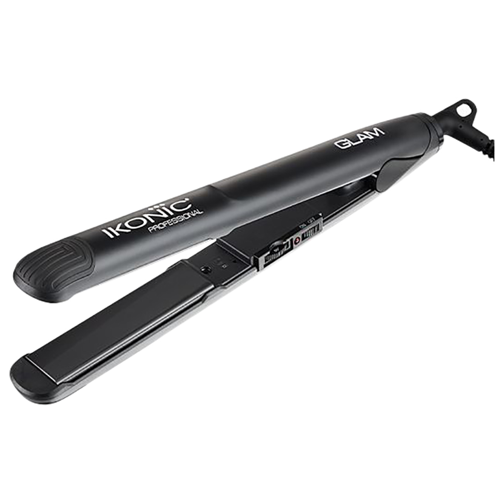 Ikonic Professional Simply Straight Hair Straightener Black Golden