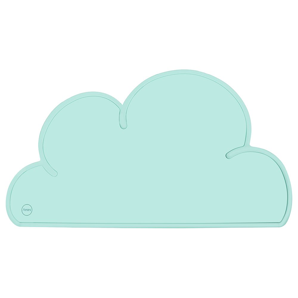 A'ish Home - Kids Cloud Shaped Silicon Placemats - Green