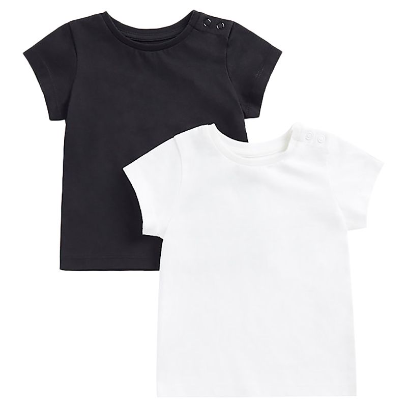 Mothercare - 2pc-Set - Girls Solid T-shirt