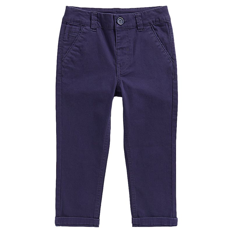 Mothercare - Boys Chino Trousers - Navy Blue